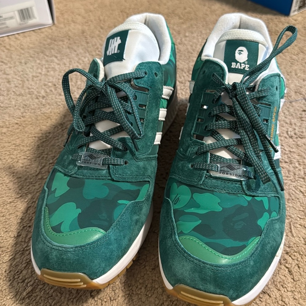 Undefeated x Bape x Adidas zx 8000